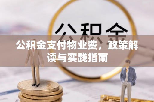 莱州公积金支付物业费，政策解读与实践指南