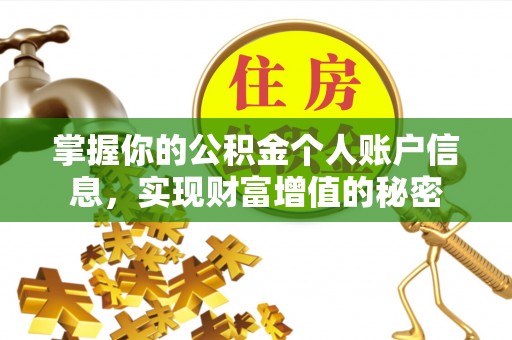 莱州掌握你的公积金个人账户信息，实现财富增值的秘密