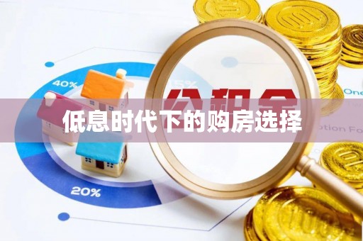 莱州低息时代下的购房选择