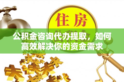 莱州公积金咨询代办提取，如何高效解决你的资金需求