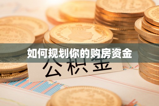 莱州如何规划你的购房资金