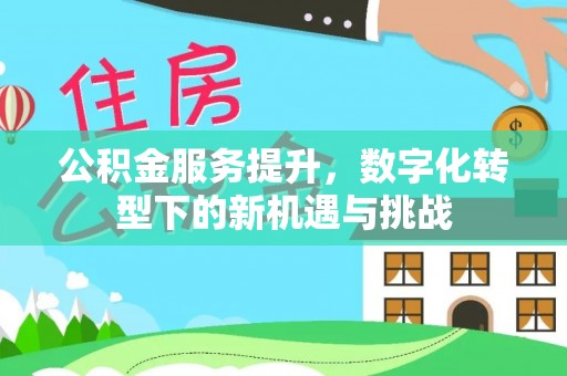 莱州公积金服务提升，数字化转型下的新机遇与挑战