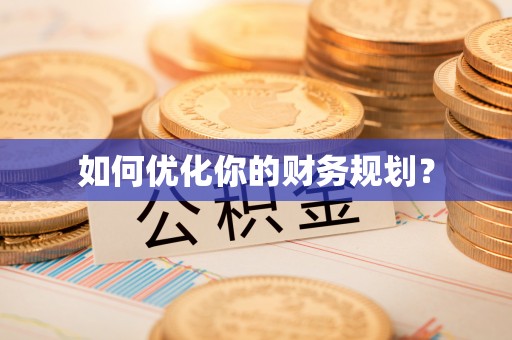莱州如何优化你的财务规划？