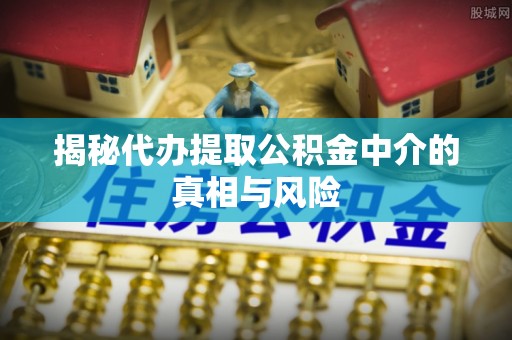 莱州揭秘代办提取公积金中介的真相与风险