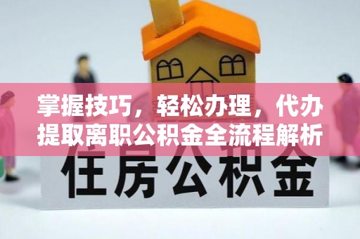 莱州掌握技巧，轻松办理，代办提取离职公积金全流程解析