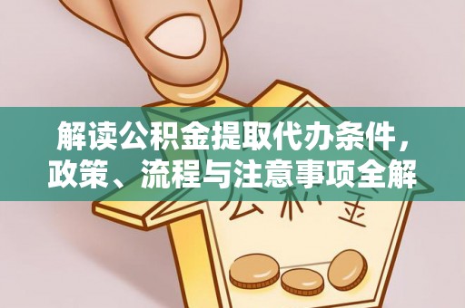 莱州解读公积金提取代办条件，政策、流程与注意事项全解析