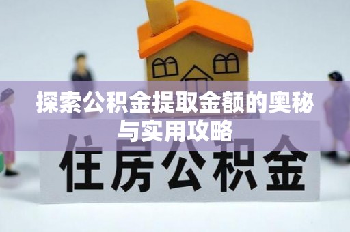 莱州探索公积金提取金额的奥秘与实用攻略