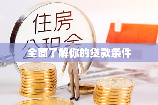 莱州全面了解你的贷款条件
